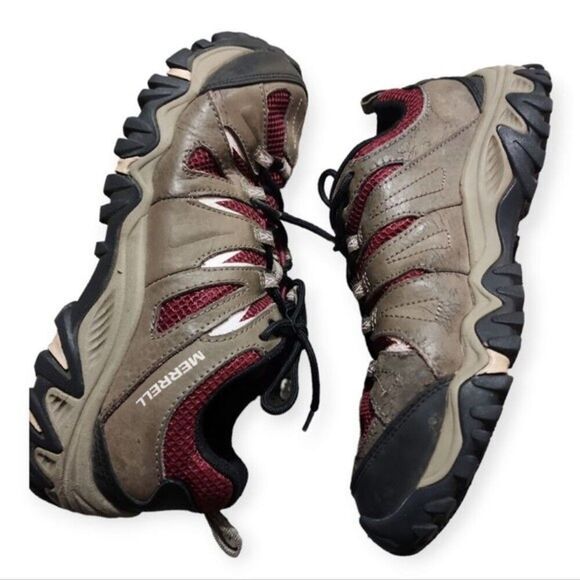 Merrell Women's Mojave Select Grip Waterproof Hiking Shoes Boulder Red 8 FLAWED - Picture 13 of 13